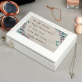 Personalised Forget Me Not Jewellery Box