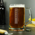 Personalised Free Text Pint Stern Tankard