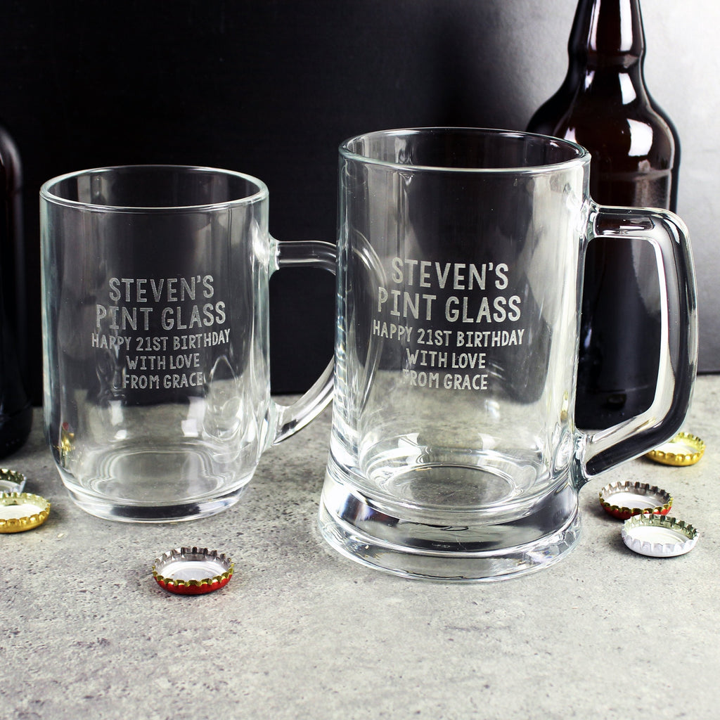 Personalised Free Text Tankard