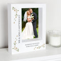 Personalised Fresh Botanical 5x7 Inch Box Photo Frame