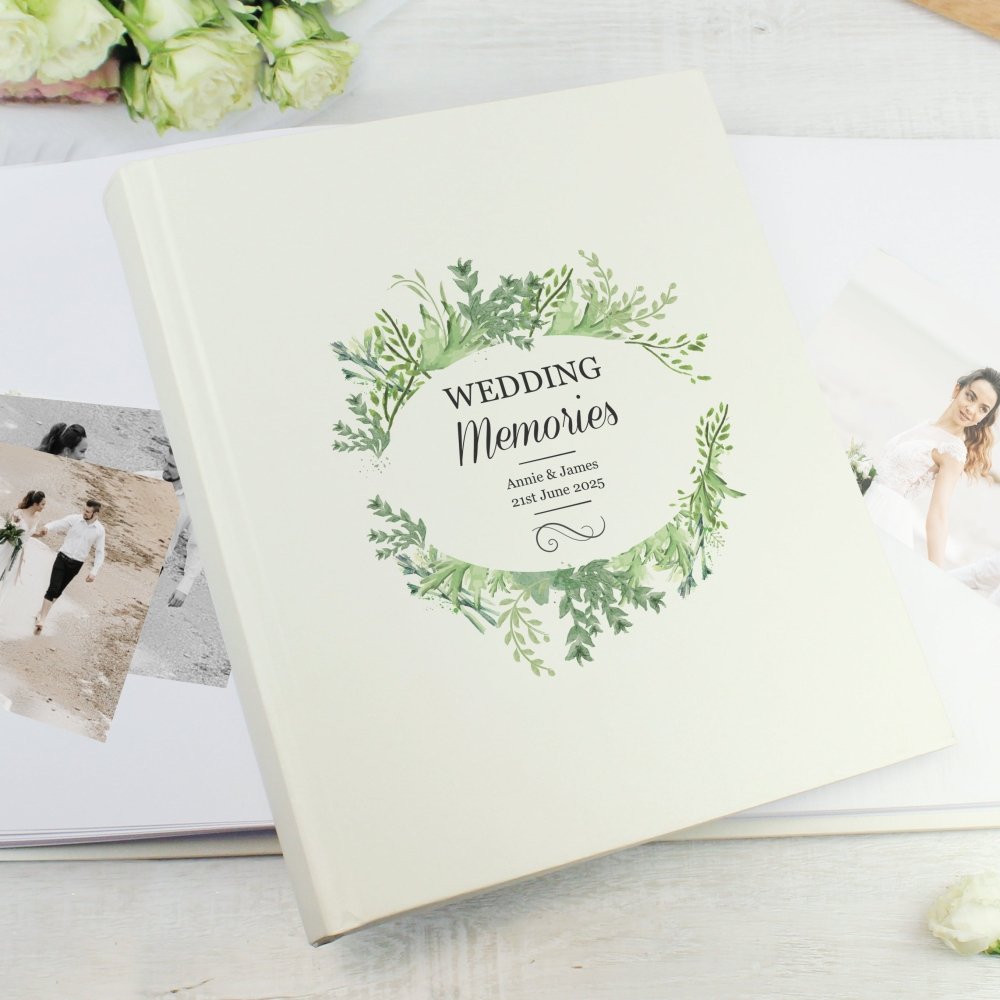 Personalised Fresh Botanical Traditional Album