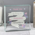 Personalised Garden Bloom Large Crystal Token