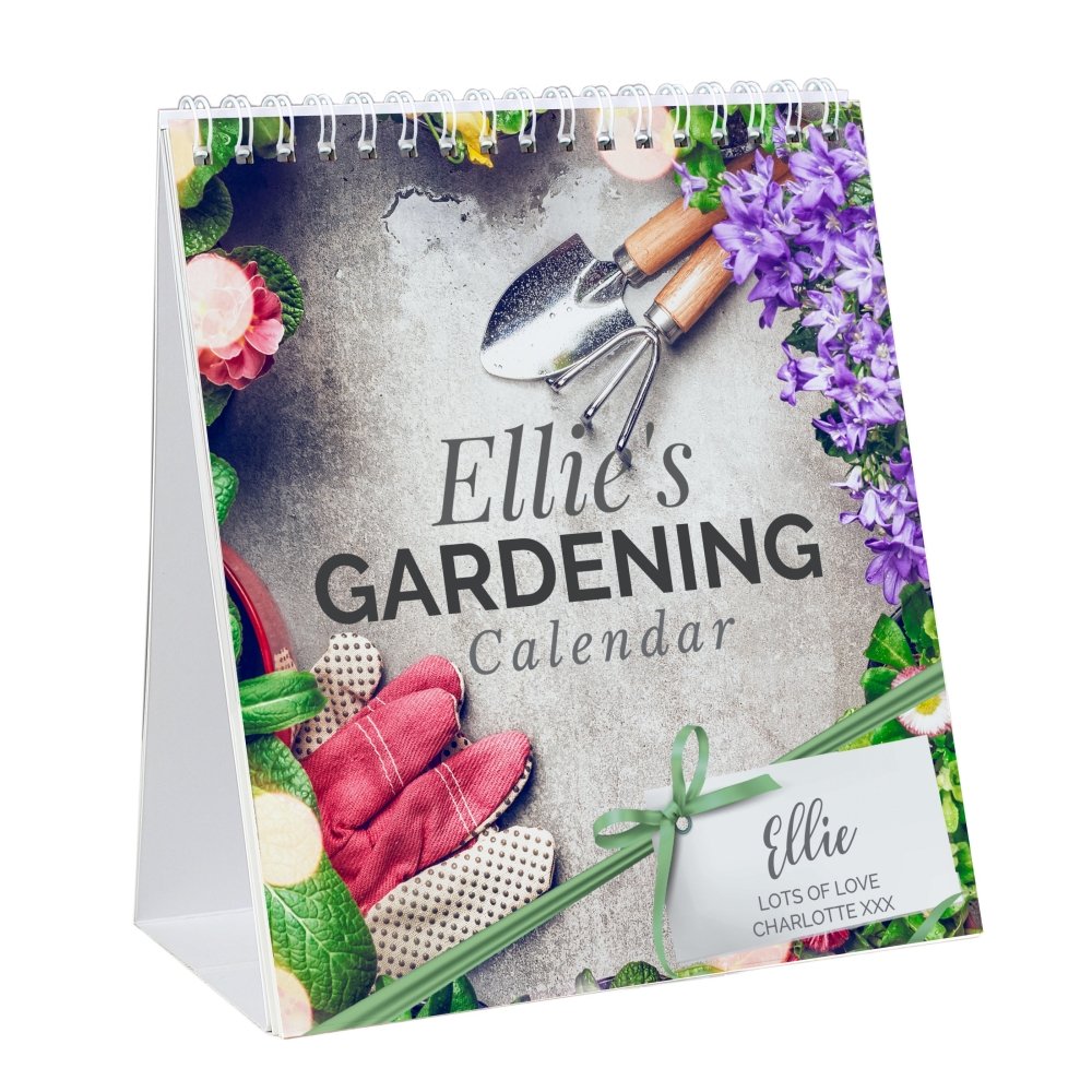 Personalised Gardening Desk 2026 Calendar