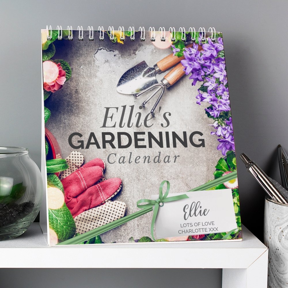 Personalised Gardening Desk 2026 Calendar
