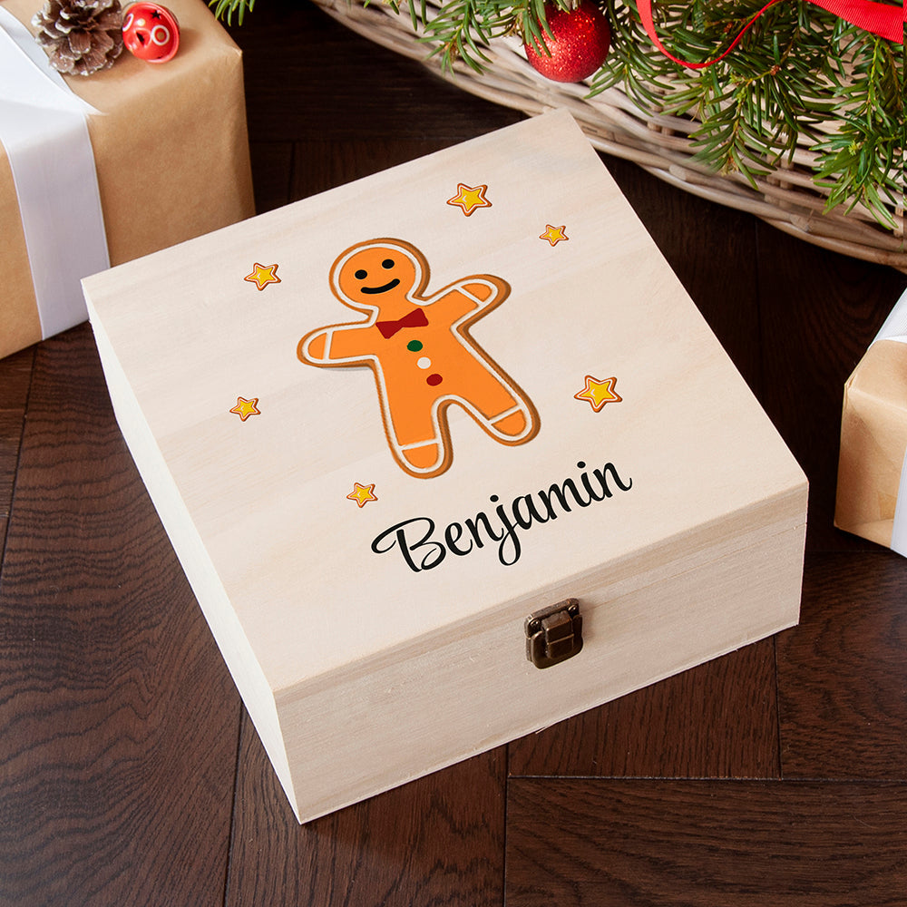Personalised Personalised Gingerbread Man Christmas Eve Box