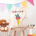 Personalised Personalised Girl's Cotton Nursery Bag