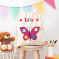 Personalised Personalised Girl's Cotton Nursery Bag