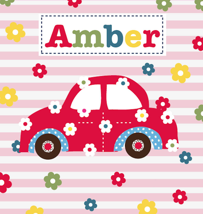 Personalised Personalised Girl's Floral Money Box