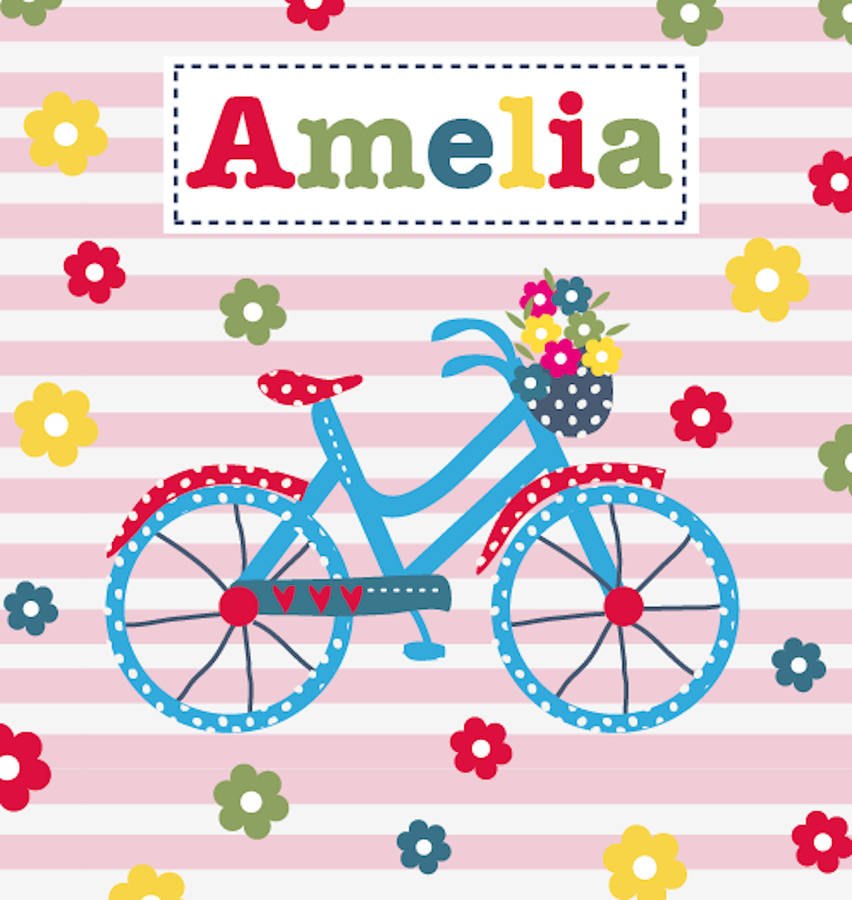Personalised Personalised Girl's Floral Money Box