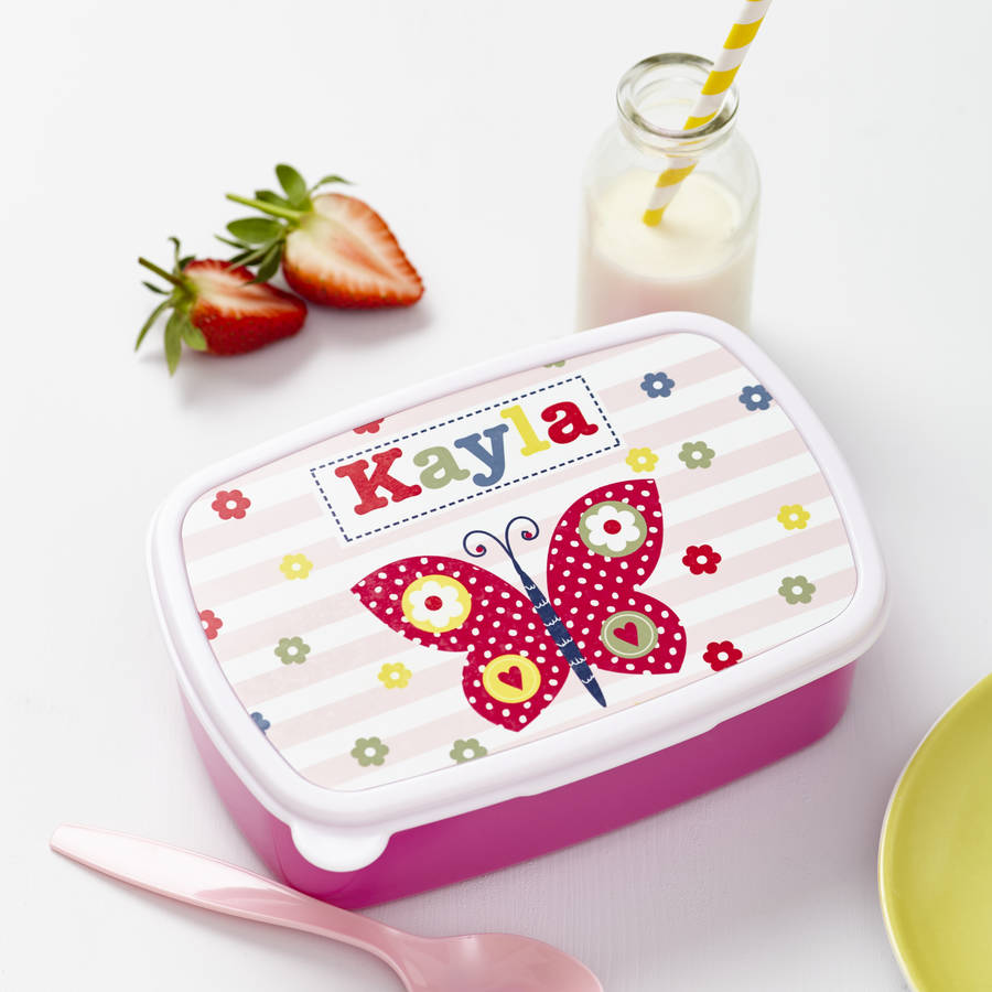 Personalised Personalised Girl's Lunch Box