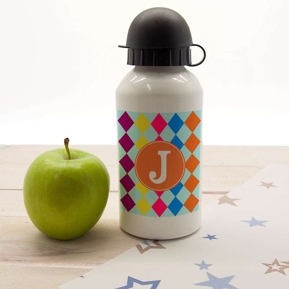 Personalised Girl's Mosaic Water Bottle
