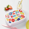 Personalised Personalised Girl's Patterned Lunch Box