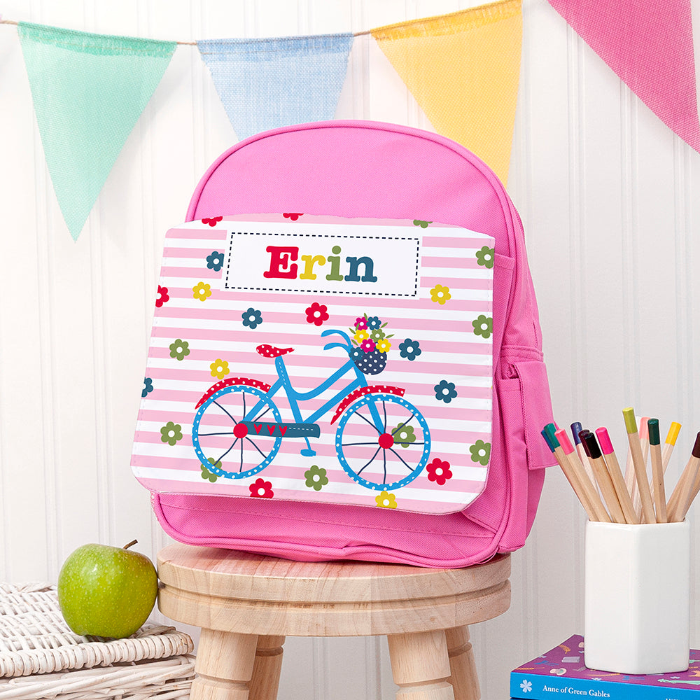Personalised Personalised Girl's Pink Mini Rucksack