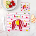 Personalised Personalised Girl's Placemat Set