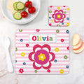 Personalised Personalised Girl's Placemat Set