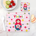 Personalised Personalised Girl's Placemat Set