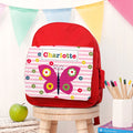 Personalised Personalised Girl's Red Mini Rucksack