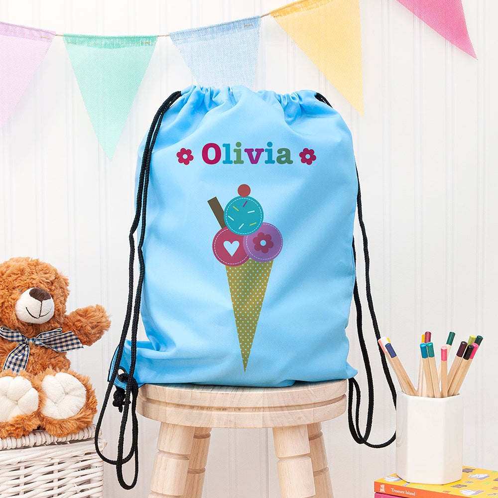 Personalised Personalised Girl's Sky Blue Waterproof Swim Bag