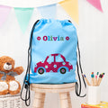 Personalised Personalised Girl's Sky Blue Waterproof Swim Bag