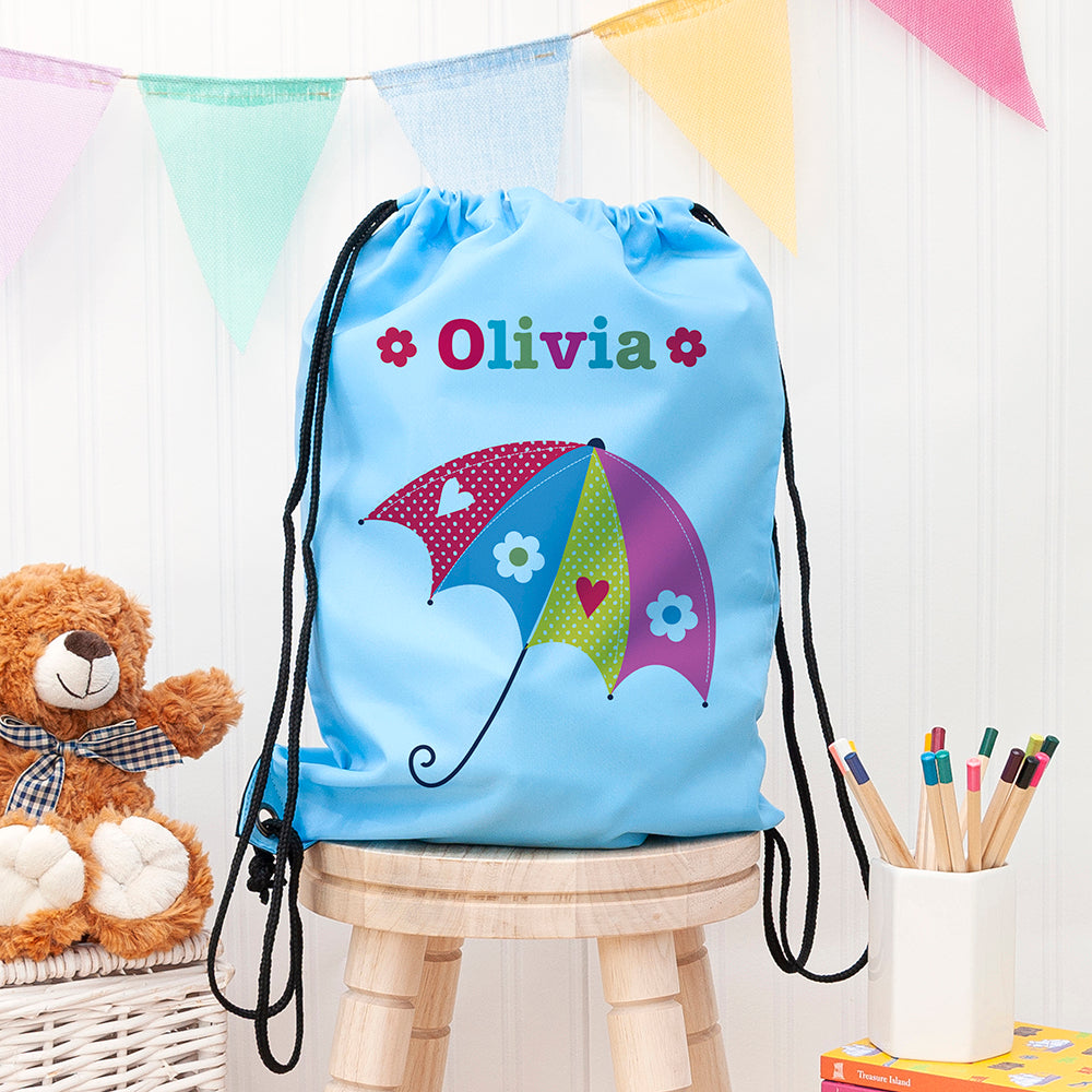Personalised Personalised Girl's Sky Blue Waterproof Swim Bag