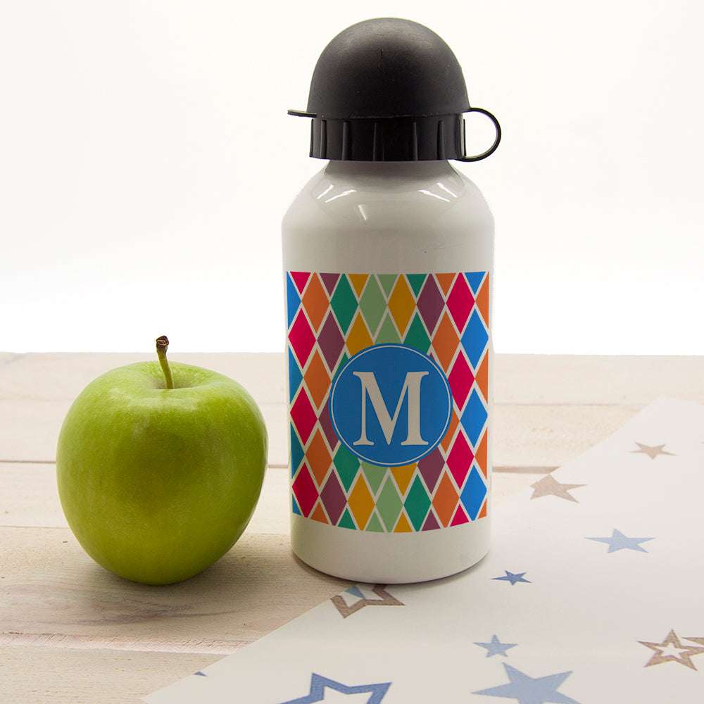 Personalised Girl's Stain Glass Window Water Bottle