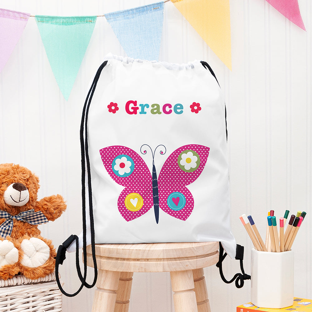 Personalised Personalised Girl's Waterproof Swim Bag