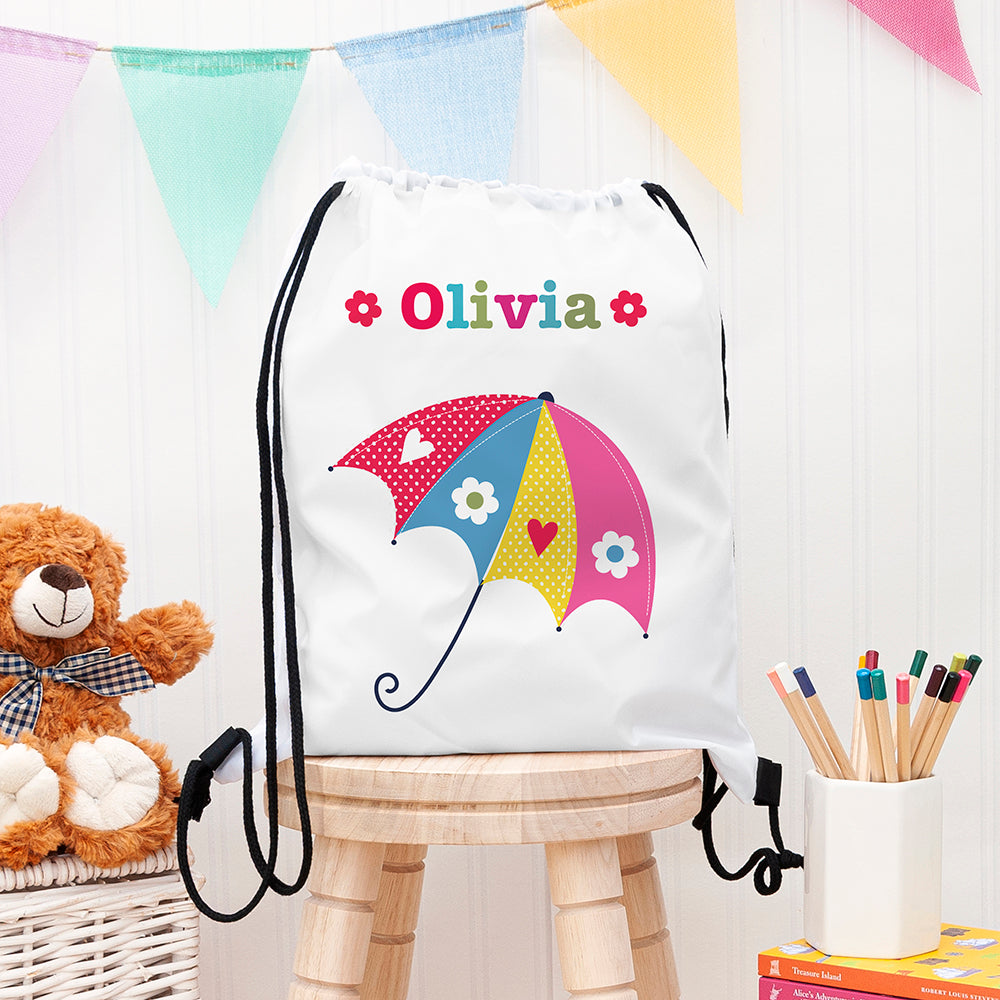 Personalised Personalised Girl's Waterproof Swim Bag