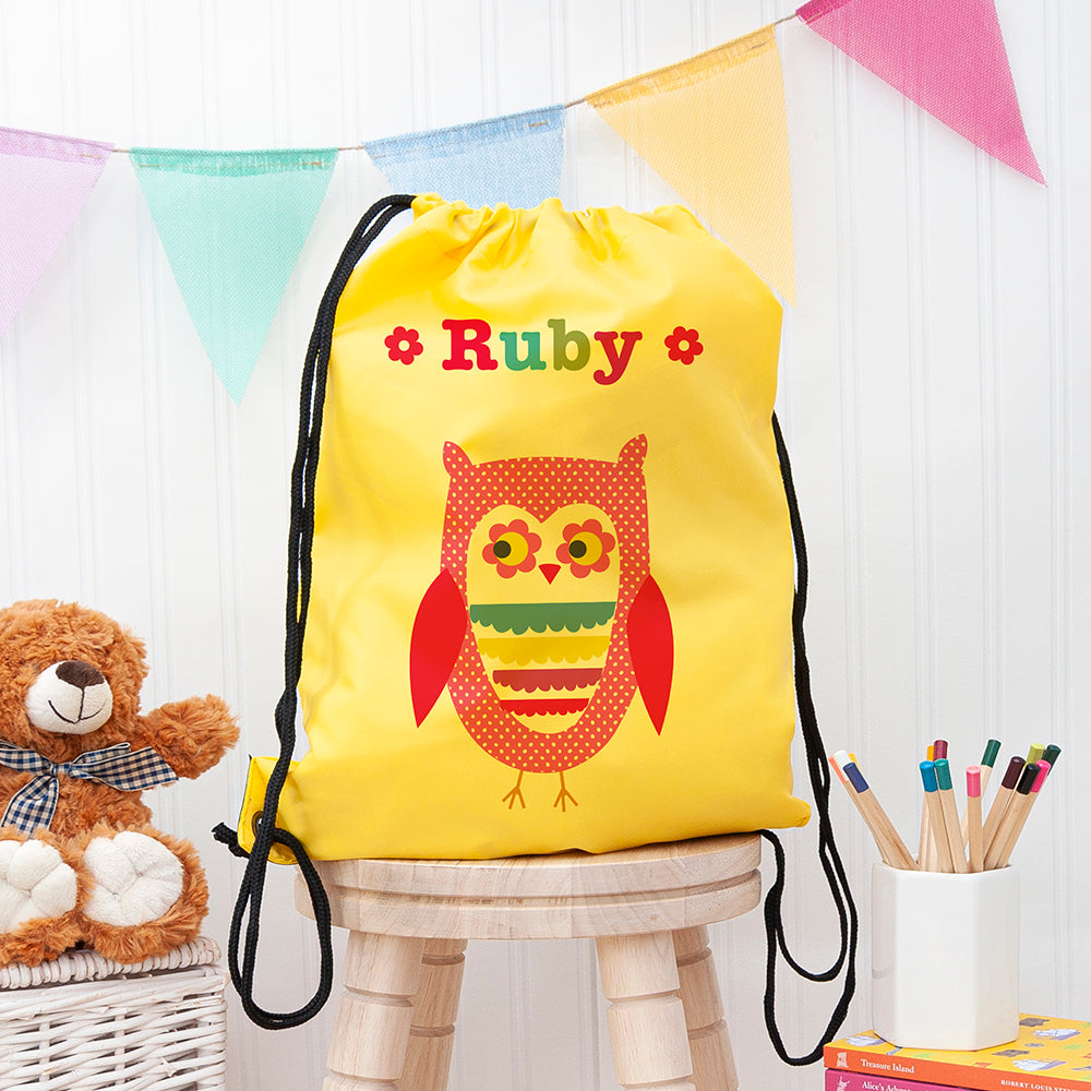 Personalised Personalised Girl's Yellow Waterproof Swim Bag