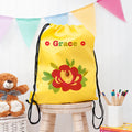 Personalised Personalised Girl's Yellow Waterproof Swim Bag