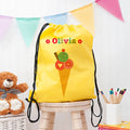 Personalised Personalised Girl's Yellow Waterproof Swim Bag