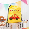 Personalised Personalised Girl's Yellow Waterproof Swim Bag