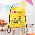 Personalised Personalised Girl's Yellow Waterproof Swim Bag