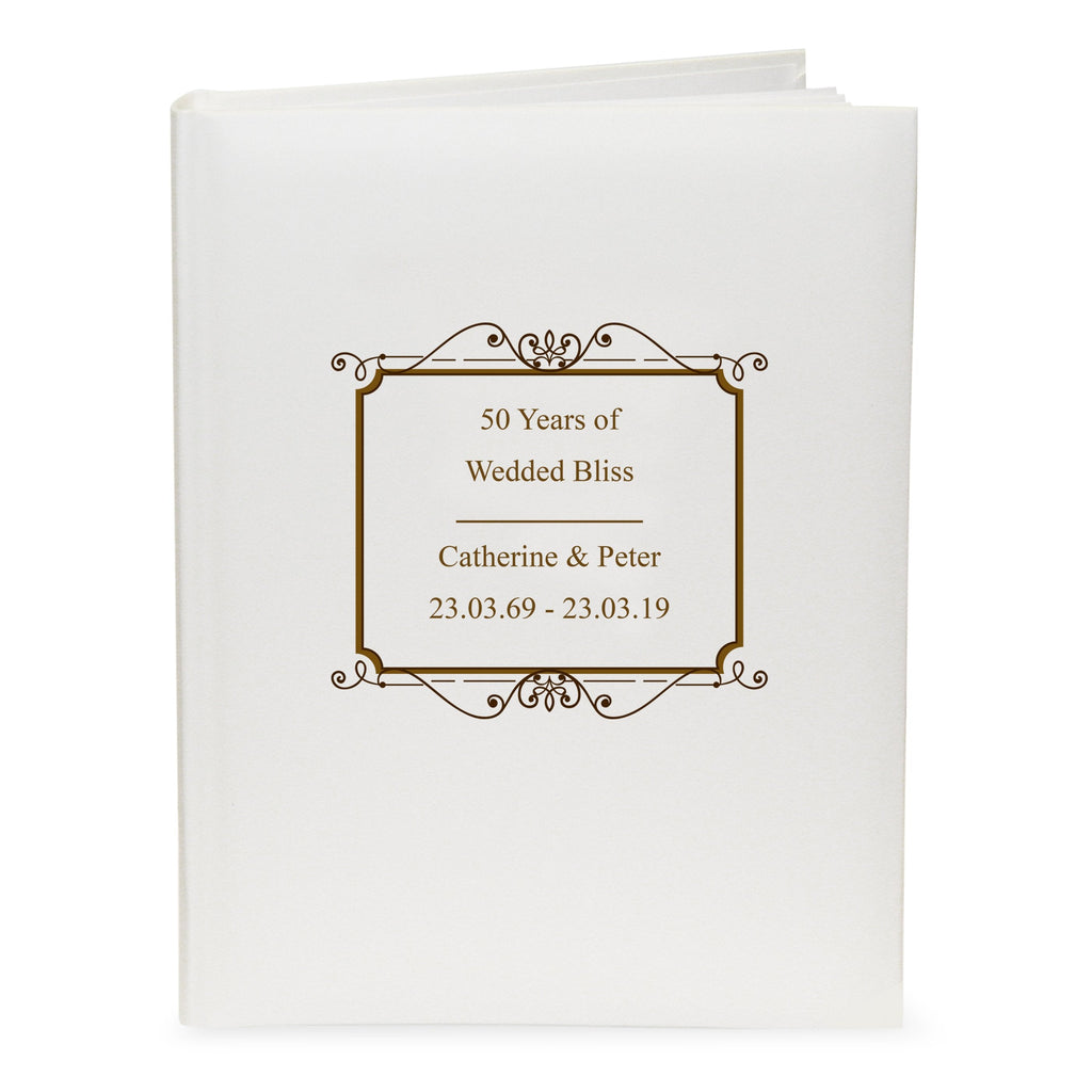 Personalised Gold Traditional Album