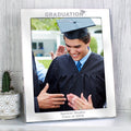 Personalised Graduation 8x10 Inch Silver Photo Frame