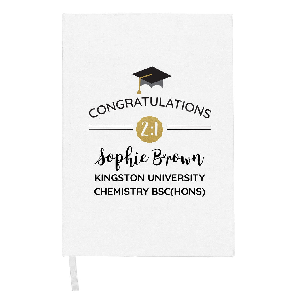 Personalised Graduation A5 Notebook
