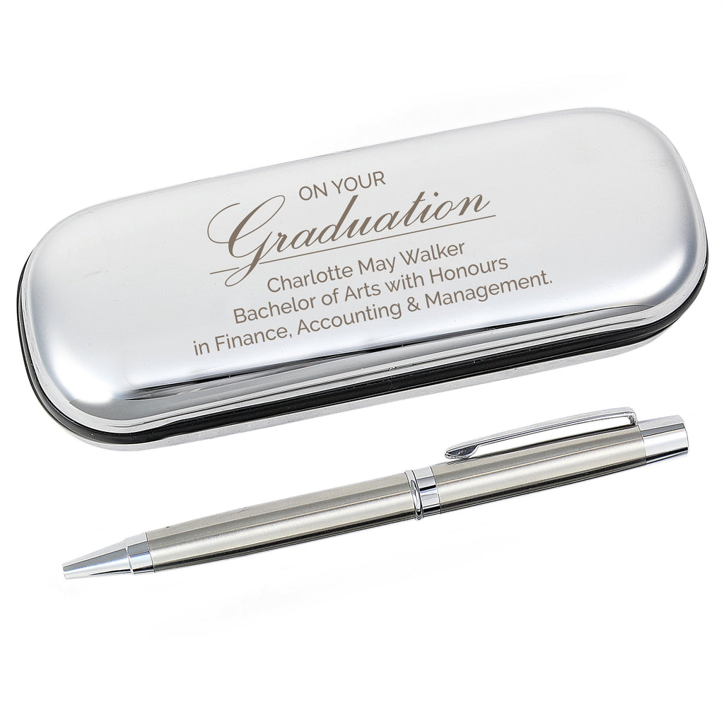 Personalised Graduation Pen And Box Set