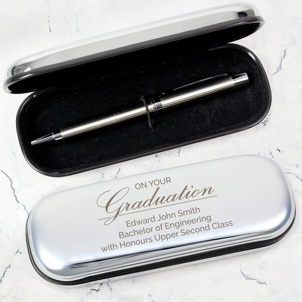 Personalised Graduation Pen And Box Set