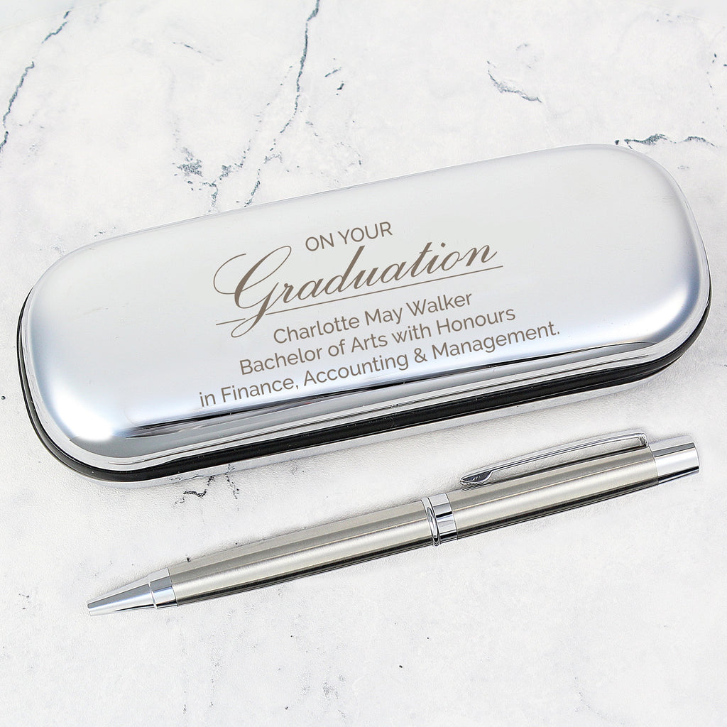 Personalised Graduation Pen And Box Set