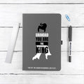 Personalised Personalised Grandad The King A5 Notebook