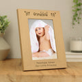 Personalised Grandchild 5x7 Inch Wooden Photo Frame