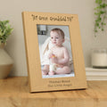 Personalised Great Grandchild 5x7 Inch Wooden Photo Frame