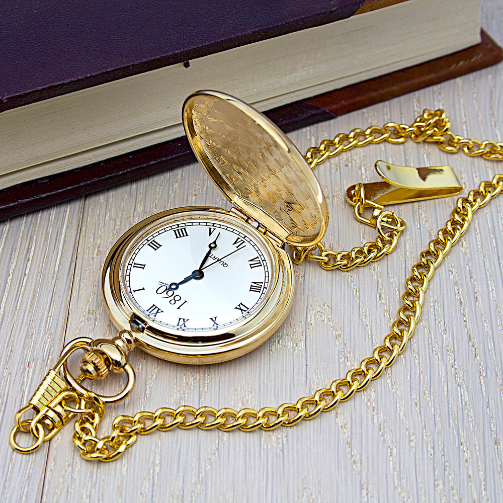Personalised Personalised Groomsman Icon Collection Pocket Watch