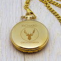 Personalised Groomsman Stag Pocket Watch