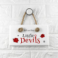 Personalised Personalised Halloween Little Devils Sign