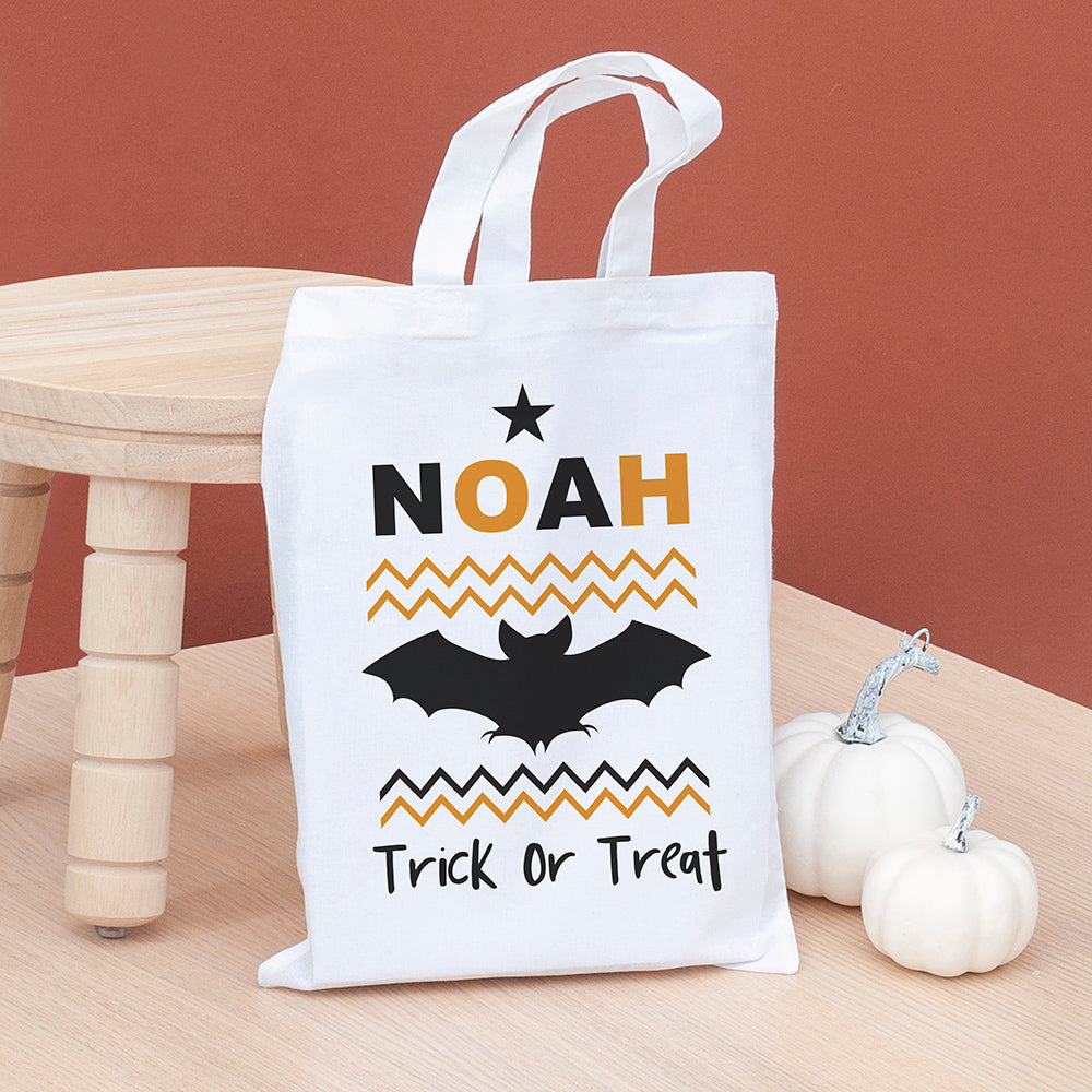 Personalised Personalised Halloween Trick or Treat Bag