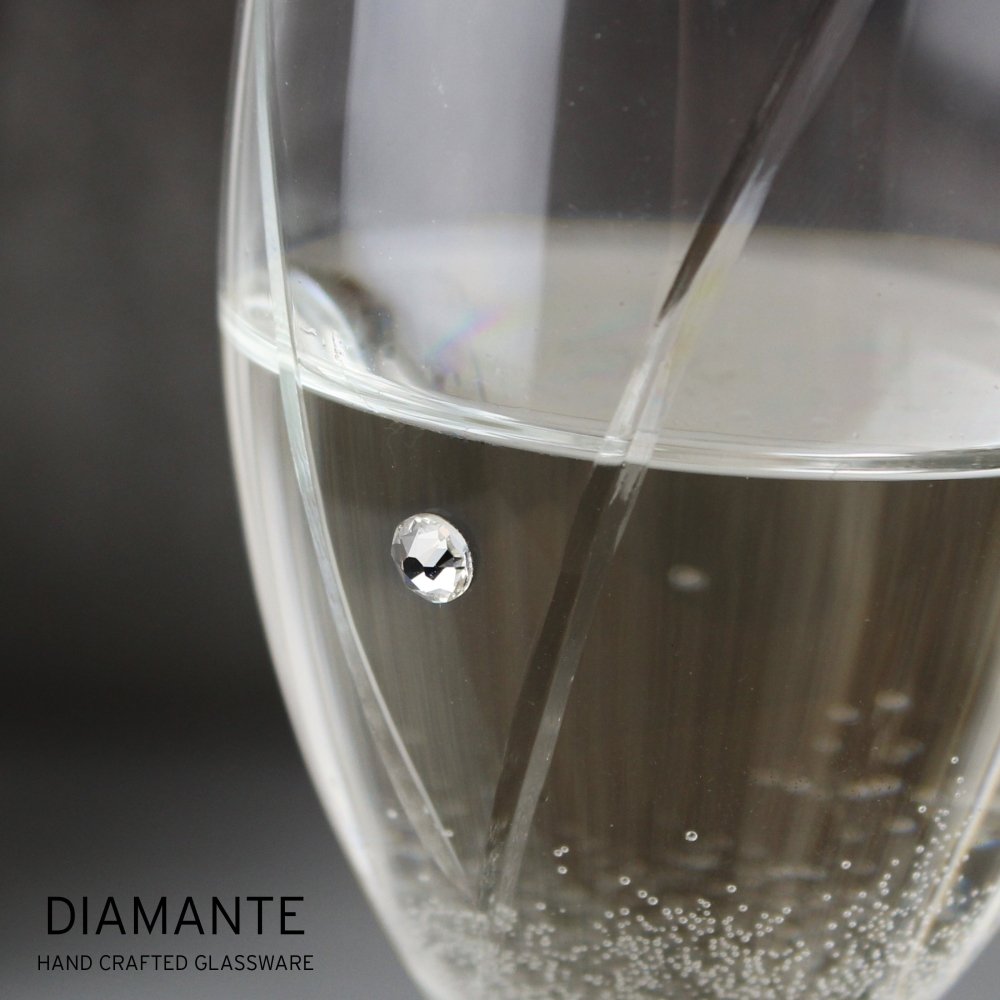 Personalised Hand Cut Heart Celebration Pair Of Flutes With Gift Box