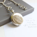 Personalised Handwriting Engraved Roman Skeleton Pocket Watch