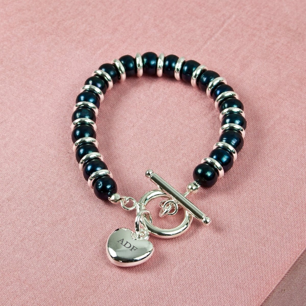 Personalised Harmony Bracelet Rainbow Pearl