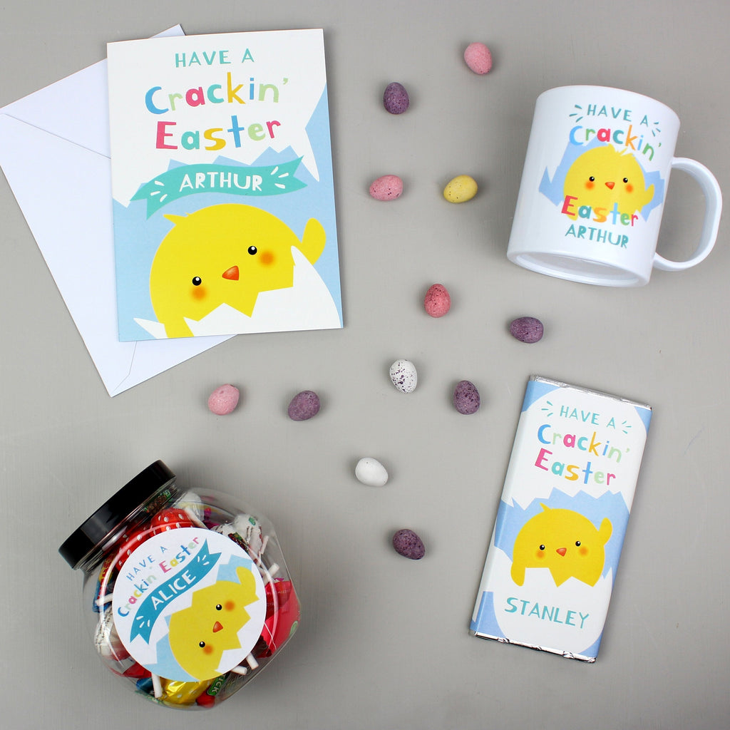 Personalised Have A Cracking Easter Milk Chocolate Bar