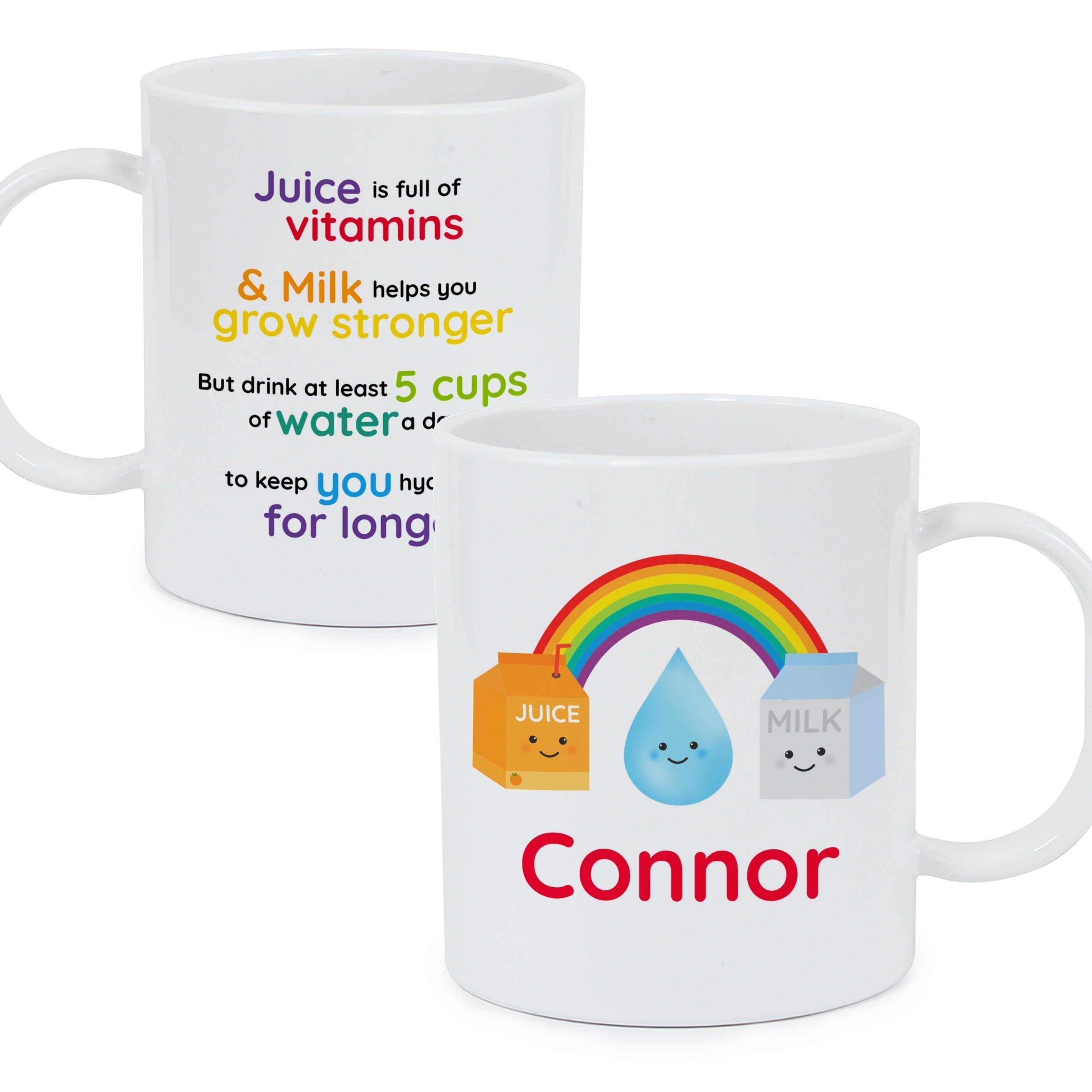 Personalised Healthy Eating Plastic Mug